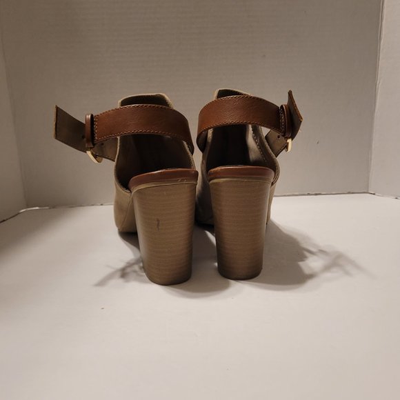 Candies Womens open toe Block Heels Ankle Strap Sandals Size 9.5M - Picture 7 of 10